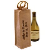 personalized wine bag